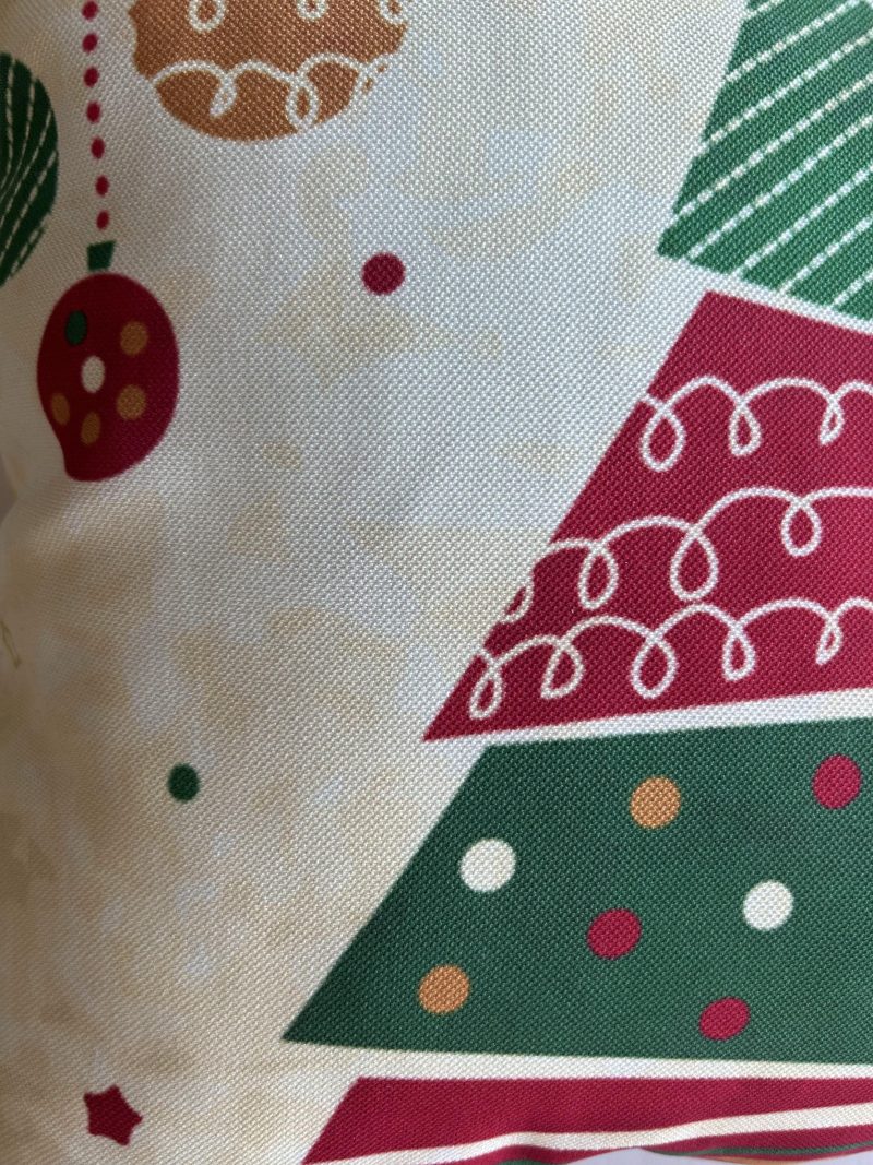 Abstract Christmas Tree Pattern Pillow Cover, Holiday Decorating - Image 10