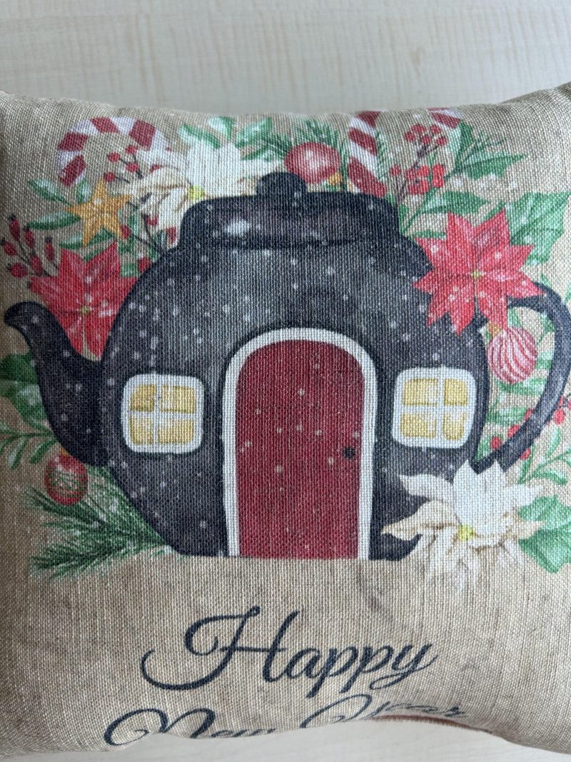 New Year Themed Pillow Cover for Holiday Decorating - Image 6