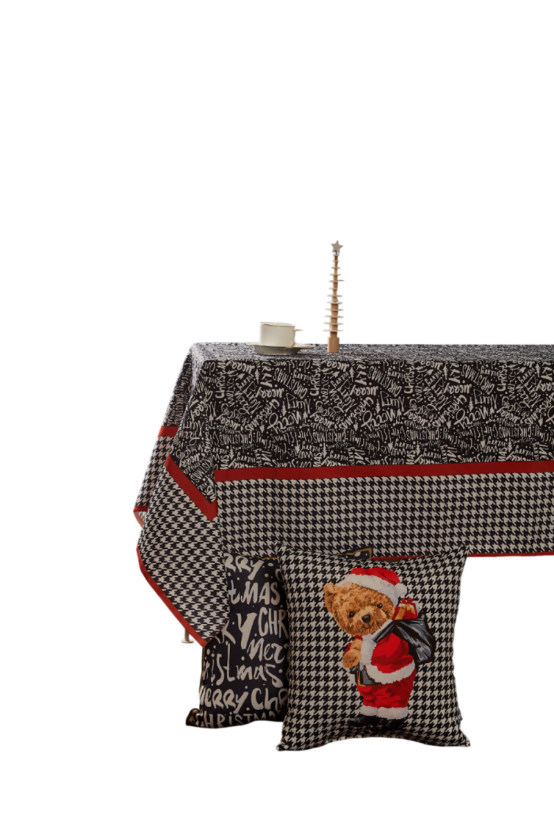 New Year Merry Christmas Tablecloth - Image 2