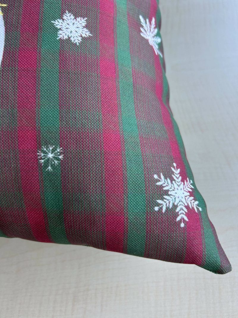 Christmas Snowman Pillow Cover, Holiday Pillow Cover, Winter Decorating - Image 2