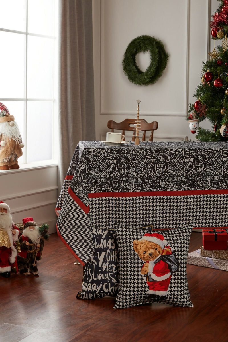 New Year Merry Christmas Tablecloth - Image 3