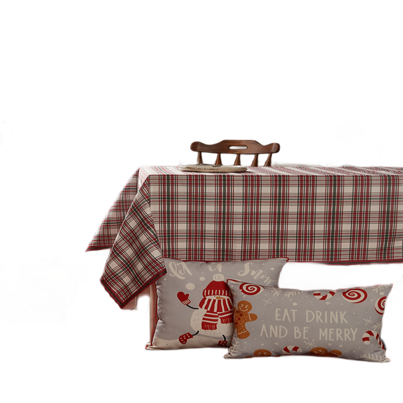 Plaid Holiday or Cookout Table Cloth, Rectangular, 55"x86" - Image 10