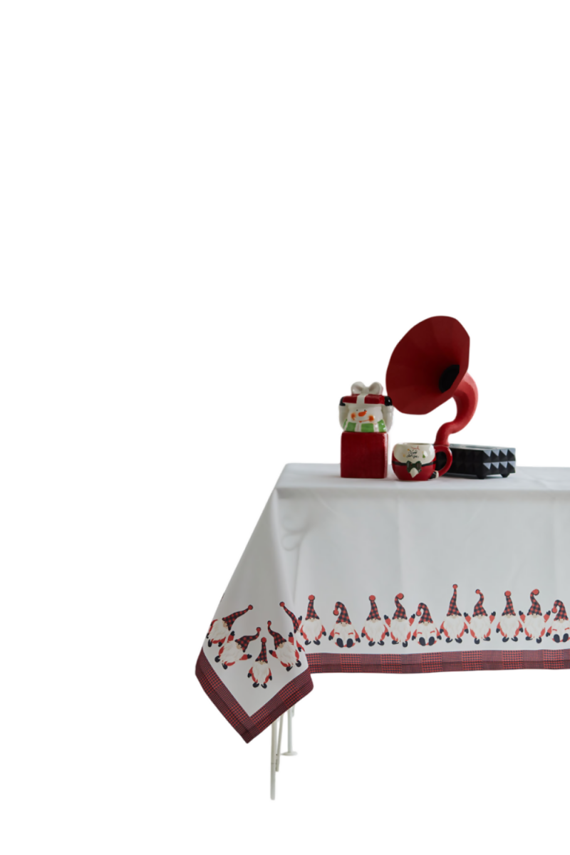 Christmas Cute Gnomes Tablecloth - Image 2