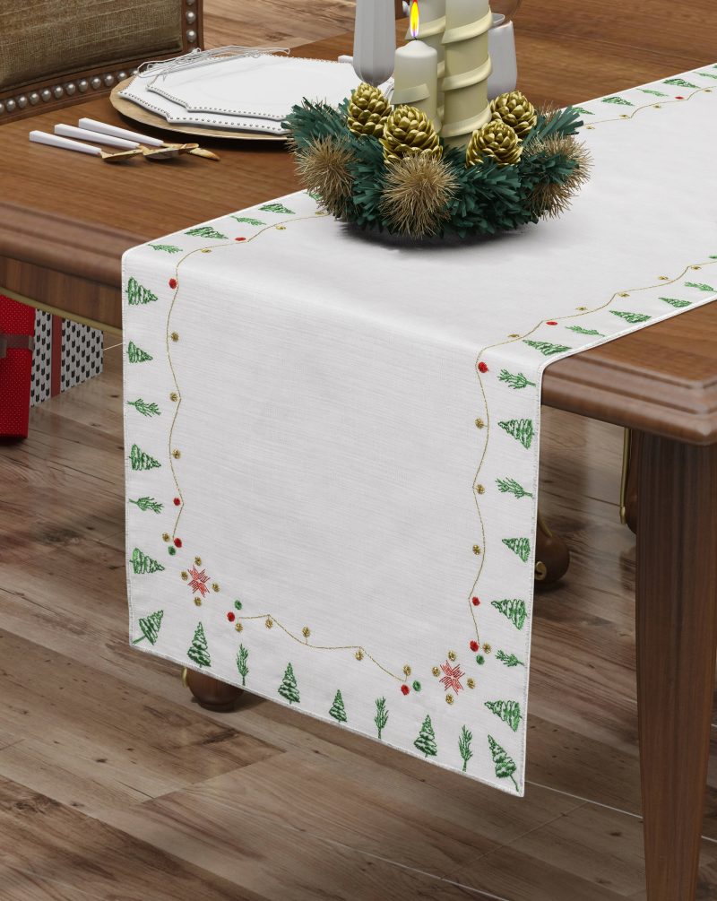 Christmas and Holiday Table Runners - Colorful and Festive, Great for Holiday Decorating - Image 2